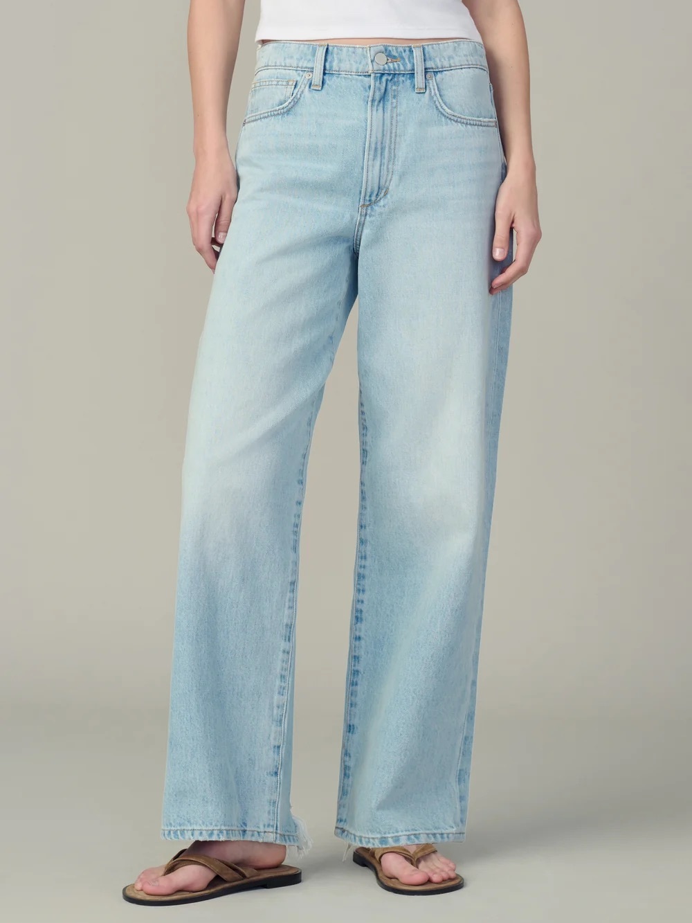 Joe's Jeans Wide-Leg Light Blue Elevated Denim